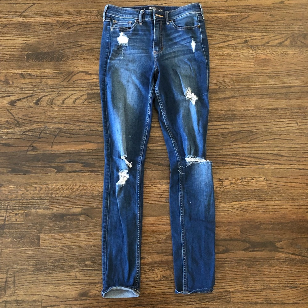Hollister high rise super skinny jeans